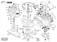 Bosch 3 601 B92 7A0 Gss 230 Ae Orbital Sander 230 V / Eu Spare Parts